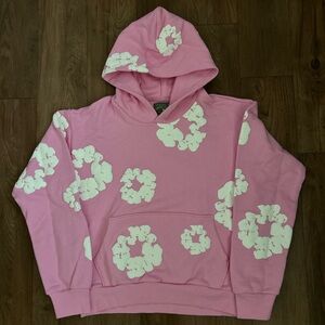 Denim Tears Cotton Wreath Sweatshirt Pink Size M